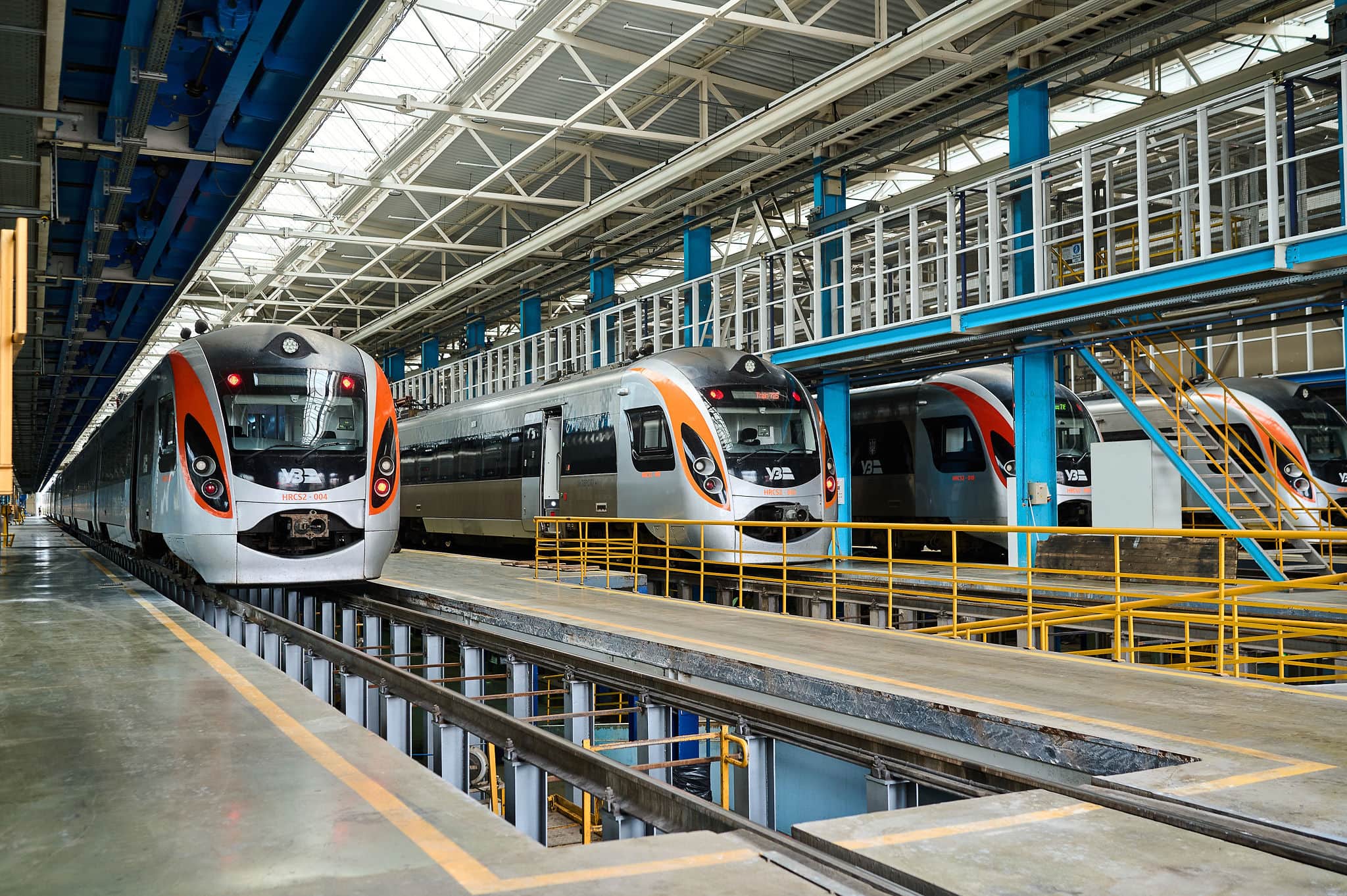 HRCS2 high-speed EMU maintenance depot — Ukraine program
